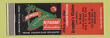 Matchbook Cover - Grandma's Kitchen Orlando Miami FL
