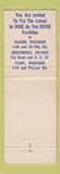 Matchbook Cover - American Way Restaurant Albion Flint MI Greenwood IN