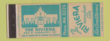 Matchbook Cover - The Riviera Restaurant Cafe Columbus OH
