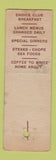 Matchbook Cover - C&M Cafe Phoenix AZ WORN