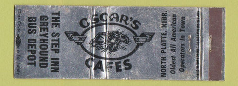 Matchbook Cover - The Step Inn Greyhound Bus Depot North Blatte NE WEAR