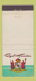 Matchbook Cover - Royal Hawaiian Waikiki Hawaii 21 Strike Feature