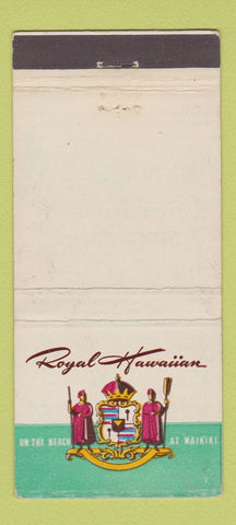 Matchbook Cover - Royal Hawaiian Waikiki Hawaii 21 Strike Feature