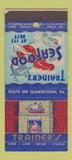 Matchbook Cover - Trainer's Quakertown PA WEAR 21 Strike Feature