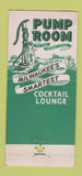 Matchbook Cover - Hotel Towne Room Milwaukee WI 21 Strike Feature