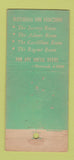 Matchbook Cover - Hotel Touraine Boston MA WORN 21 Strike Feature