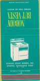 Matchbook Cover - Vesta Stoves Athens TN 30 Strike
