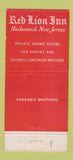 Matchbook Cover - Red Lion Inn Hackensack NJ 21 Strike Feature