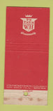 Matchbook Cover - Hotel Olympic Seattle WA Terrace Room 21 Strike Feature