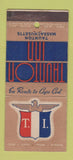 Matchbook Cover - Taunton Inn MA 21 Strike Feature