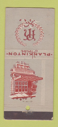 Matchbook Cover - Plankinton House Milwaukee WI WEAR 21 Strike Feature