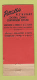 Matchbook Cover - Petrullo's Hackensack NJ WORN 21 Strike Feature