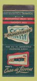 Matchbook Cover - Perry's Casa De Licores Bakersfield CA WEAR 21 Strike Feature
