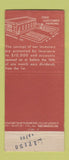Matchbook Cover - Perpetual Savings Beverly Hills CA MISCUT 21 Strike Feature