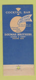 Matchbook Cover - Sugar Bowl Restaurant Gaylord MI 21 Strike Feature