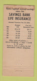 Matchbook Cover - Suffolk Savings Bank Boston MA Roslindale 21 Strike Feature