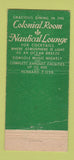 Matchbook Cover - The Suburban Paramus NJ WEAR 21 Strike Feature