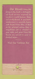 Matchbook Cover - Strand Prime Rib Miami Beach FL 21 Strike Feature