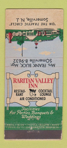 Matchbook Cover - Raritan Valley Inn Somerville NJ 21 Strike Feature
