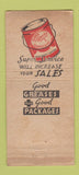 Matchbook Cover - Southwest Grease Oil Wichita KS POOR 21 Strike Feature