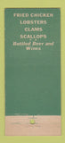Matchbook Cover Uncle Pete Carbone's Twin Tree Cafe Maynard MA 21 Strike Feature