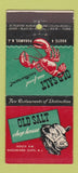 Matchbook Cover - Old Salt Chop House Paramus NJ 21 Strike Feature