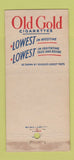 Matchbook Cover - Old Gold Cigarettes 21 Strike Feature