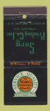 Matchbook Cover - Sorg Printing Company New York City 21 Strike Feature