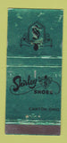 Matchbook Cover - Shirley Shoes Canton OH WEAR 21 Strike Feature