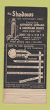 Matchbook Cover - The Shadows San Francisco CA 21 Strike Feature