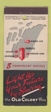 Matchbook Cover - Old Colony COOP Bank Providence RI 21 Strike Feature