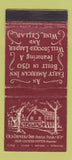 Matchbook Cover - Old Drovers Inn Dover Plains NY 21 Strike Feature