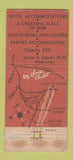 Matchbook Cover - Swiss Chalet Ramsey NJ  21 Strike Feature