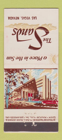 Matchbook Cover - Sands Hotel Casino Las Vegas NV 21 Strike Feature