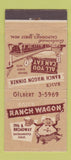 Matchbook Cover - Sam's Ranch Wagon Sacramento CA 21 Strike Feature