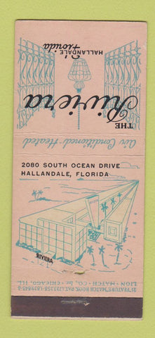 Matchbook Cover - Riviera Hallandale FL 21 Strike Feature