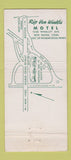 Matchbook Cover - Rip Van Winkle Motel New Haven CT WEAR 21 Strike Feature