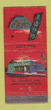 Matchbook Cover - Rice Bowl Bakersfield CA WEAR 21 Strike Feature