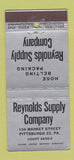 Matchbook Cover - Reynolds Hose Belting Packing Pittsburgh PA 21 Strike Feature
