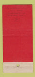 Matchbook Cover - Reynolds Hose Belting Packing Pittsburgh PA 21 Strike Feature