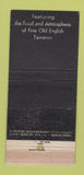 Matchbook Cover - Hotel Winthrop Tacoma WA Sabre Room WEAR 21 Strike Feature