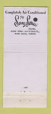 Matchbook Cover - Sans Souci Hotel Miami Beach FL 21 Strike Feature