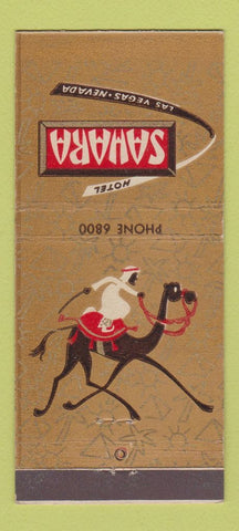 Matchbook Cover - Hotel Sahara Casino Las Vegas NV 21 Strike Feature