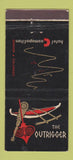 Matchbook Cover - Hotel Cosmopolitan Denver Outrigger Tiki 21 Strike Feature