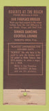 Matchbook Cover - Roberts at the Beach San Francisco CA 21 Strike Feature