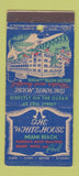 Matchbook Cover - The White House Miami Beach FL 21 Strike Feature