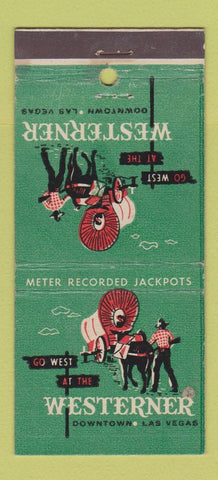 Matchbook Cover - Westerner Hotel Casino Las Vegas NV WEAR 21 Strike Feature