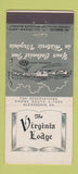 Matchbook Cover - Virginia Lodge Alexandria VA 21 Strike Feature