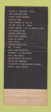 Matchbook Cover - WNOW Radio York PA 1250 21 Strike Feature