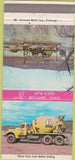 Matchbook Cover - Delta Concrete Bellaire OH 30 Strike